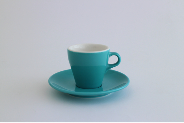 ORIGAMI 3oz エスプレッソカップ＆ソーサー ターコイズ