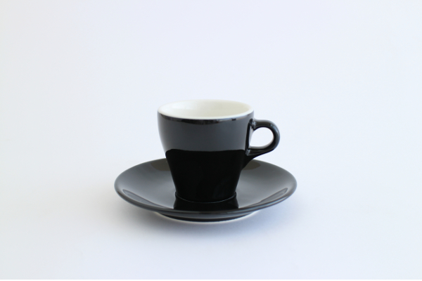 ORIGAMI 3oz エスプレッソカップ＆ソーサー ブラック