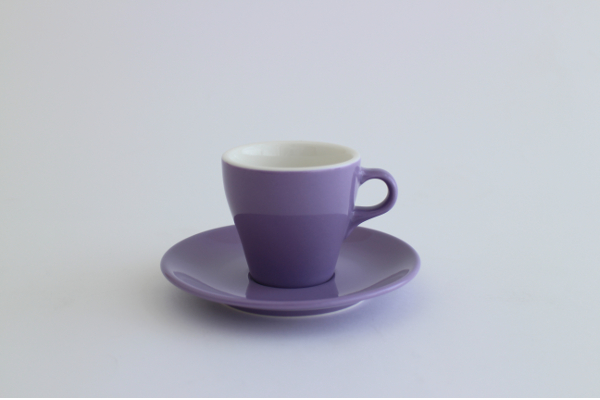 ORIGAMI 3oz エスプレッソカップ＆ソーサー パープル