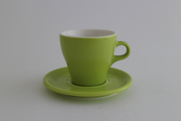 ORIGAMI 8oz ラテカップ＆ソーサー グリーン