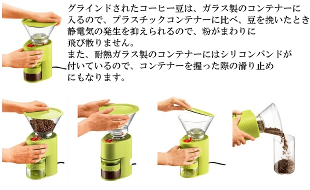 【ボダム】ビストロコーヒーグラインダー