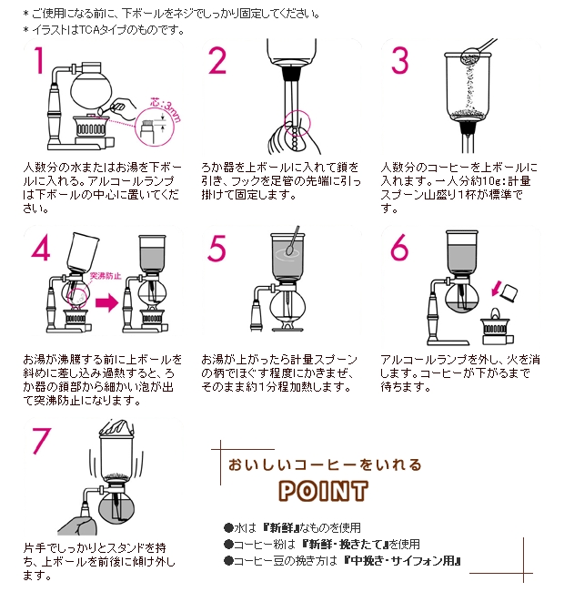 HARIO ハリオ コーヒーサイフォン テクニカ