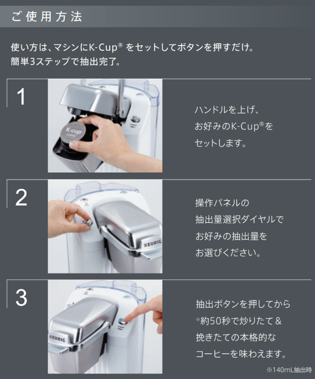 キューリグ新商品、ネオトレビエ