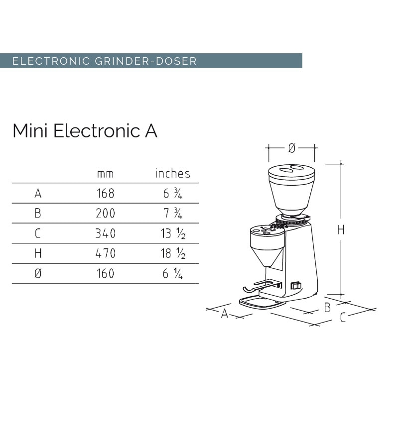MAZZER MINI ELECTRONIC ミニ エレクトロニック アルミノ