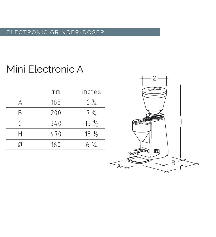 MAZZER MINI ELECTRONIC ミニ エレクトロニック ブラック