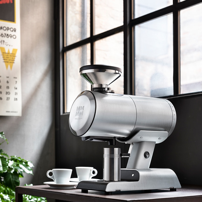 MAZZER Philos ブラック シングルドースグラインダー