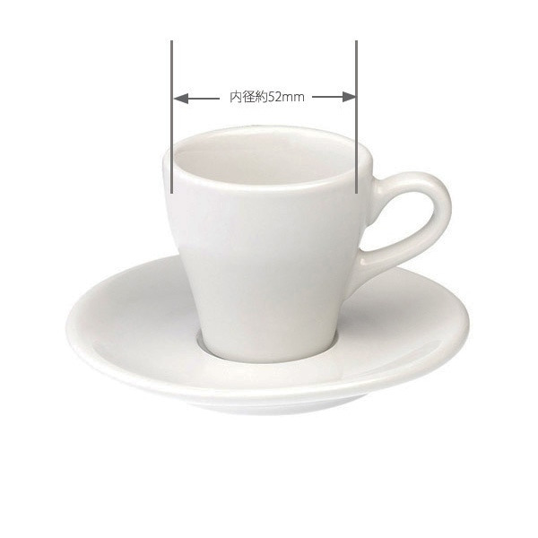 LOVERAMICS Tulip Espresso Cup＆Saucer 80ml