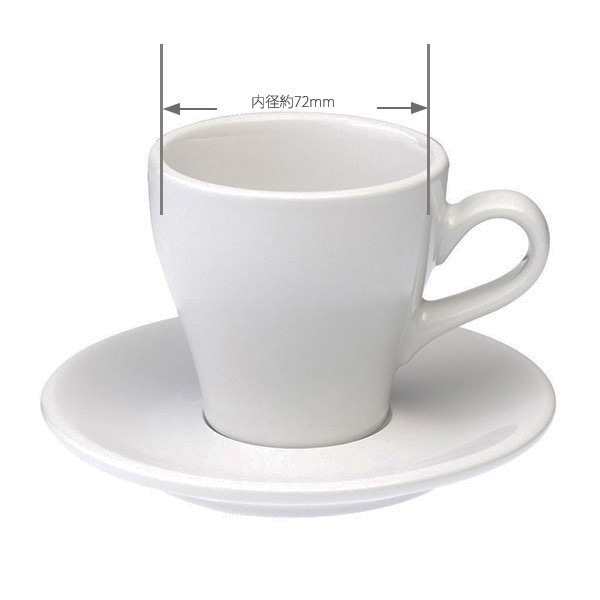 LOVERAMICS Tulip Cappuccino Cup＆Saucer 180ml