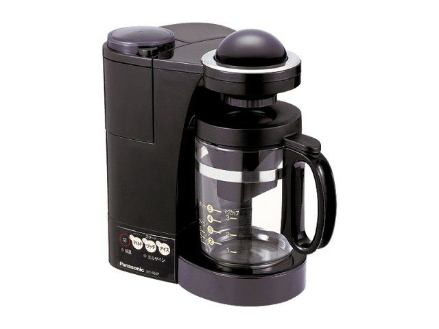 【販売終了】【panasonic/パナソニック】ミルつき浄水コーヒーメーカー NC-S35P-K