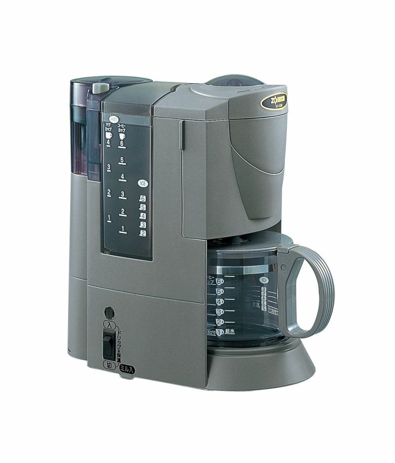 【販売終了】【象印】ミル付きコーヒーメーカー 珈琲通 EC-VJ60-TD ハーブブラウン