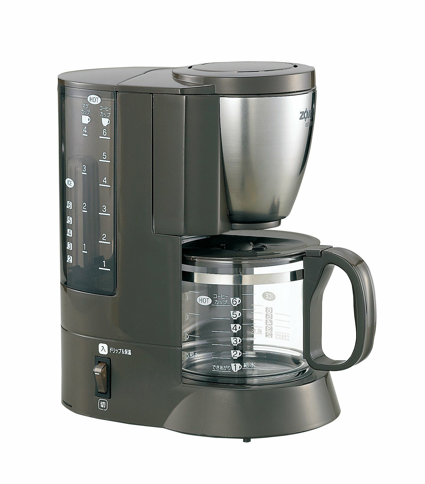 【販売終了】【象印】コーヒーメーカー 珈琲通 EC-AJ60-XJ ステンレスブラウン