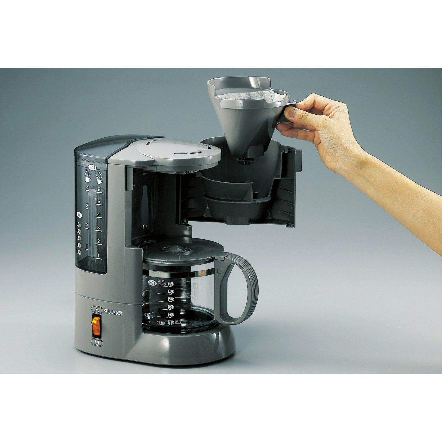 【販売終了】【象印】コーヒーメーカー 珈琲通 EC-AJ60-XJ ステンレスブラウン