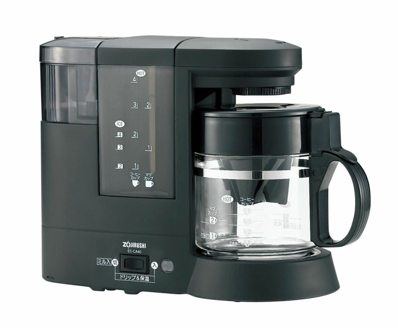 販売終了】【zojirushi/象印】コーヒーメーカー 珈琲通 EC-CA40-BA ブラック | コーヒー用品ならFa Coffee