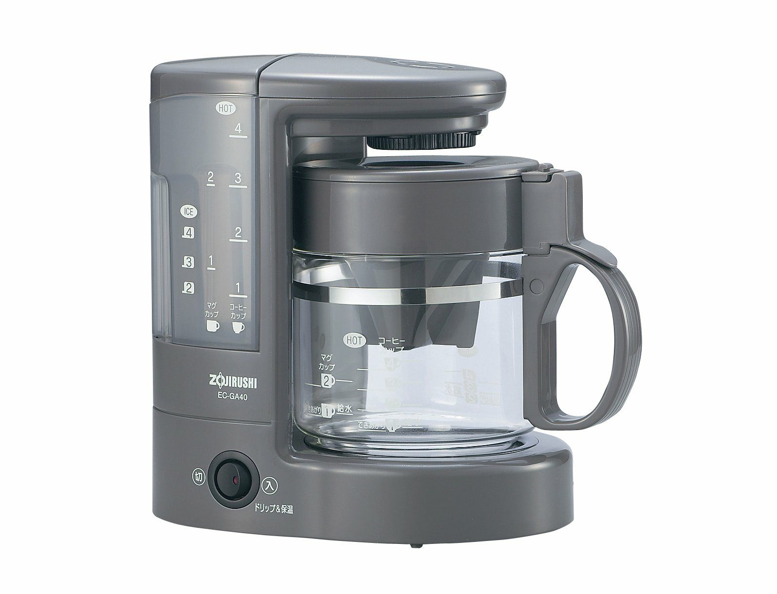 【販売終了】【zojirushi/象印】コーヒーメーカー　珈琲通 EC-GA40-TA ブラウン