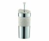 【販売終了】【bodum/ボダム】携帯用フレンチプレス ステンレストラベルプレス オフホワイト 0.35L K11067-913