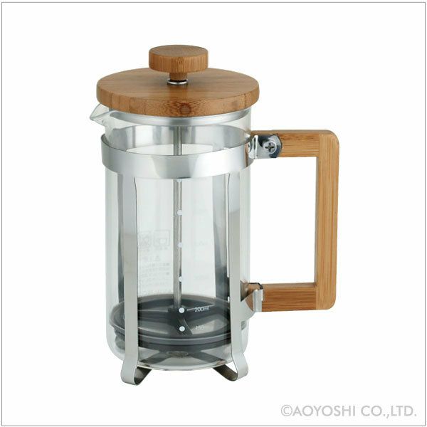 【販売終了】【青芳製作所】ナチュラルバンブー コーヒー＆ティーメーカー 4カップ 017797