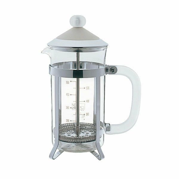 【販売終了】【青芳製作所】コルシカ ティー＆コーヒーメーカー WH（ホワイト） 4カップ 013386