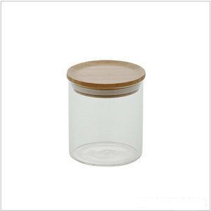 【販売終了】【青芳製作所】ロアンヌ ガラスキャニスター 360ml バンブーリッド 575006