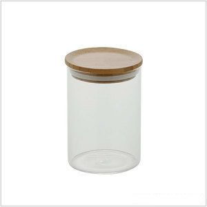 【販売終了】【青芳製作所】ロアンヌ ガラスキャニスター 520ml バンブーリッド 575013