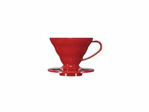 【販売終了】【hario/ハリオ】V60 透過ドリッパー01 レッド VD-01R