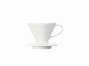【販売終了】【hario/ハリオ】V60 透過ドリッパー01 セラミックW VDC-01W