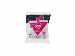 【販売終了】【hario/ハリオ】V60用ペーパーフィルター02W 100枚 袋入り VCF-02-100W