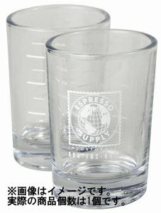 【販売終了】【エスプレッソサプライ】4oz ロゴ入りショットグラス 02150 1個