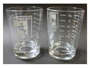 【販売終了】【エスプレッソサプライ】4oz ロゴ入りショットグラス 02150 1個