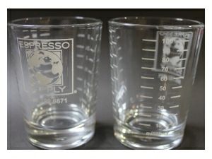 【販売終了】【エスプレッソサプライ】4oz ロゴ入りショットグラス 02150 1個