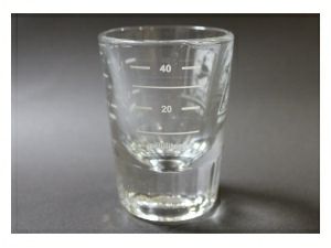 【販売終了】【エスプレッソサプライ】2oz ロゴ入りショットグラス 02169 1個