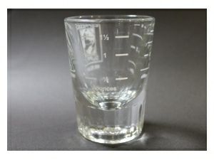 【販売終了】【エスプレッソサプライ】2oz ロゴ入りショットグラス 02169 1個