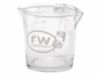 【ラトルウェア】RW 3oz ロゴ入り取手、2注ぎ口付きグラス 27610 1個