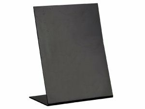 【販売終了】ブラックメニューボード 大 約13cm幅 × 17cm高 06760