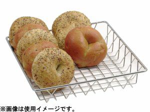 【販売終了】StainlessSteelWirePastryBasket14”ｘ12”ｘ2”06120