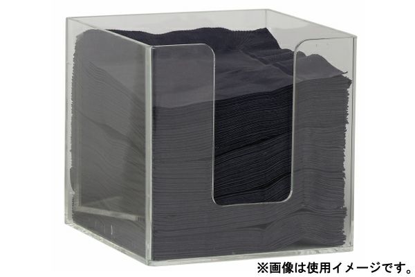 【エスプレッソサプライ】アクリル製 ナプキンホルダー 05287