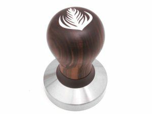 【販売終了】Inlayed Wood Tamper 57mm Flat 30EP5＿ROSETTA