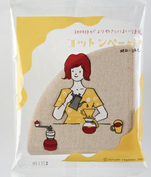 【kono/コーノ】コットンペーパー 2人用 40枚入 MD-26C