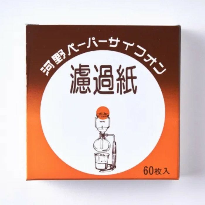 【kono/コーノ】コーノ サイフォン用 サイフォン用濾過紙 60枚入