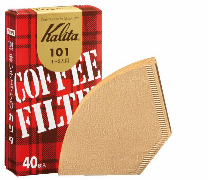 【販売終了】【kalita/カリタ】101濾紙ブラウン40枚入 11141