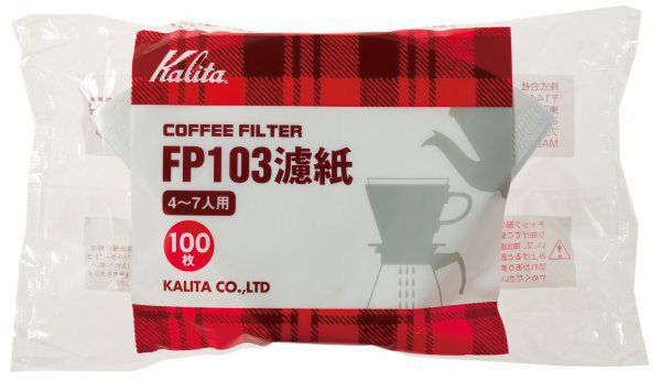 【kalita/カリタ】FP103濾紙100枚入 15085