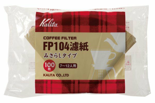 【kalita/カリタ】FP104濾紙ブラウン100枚入 17031