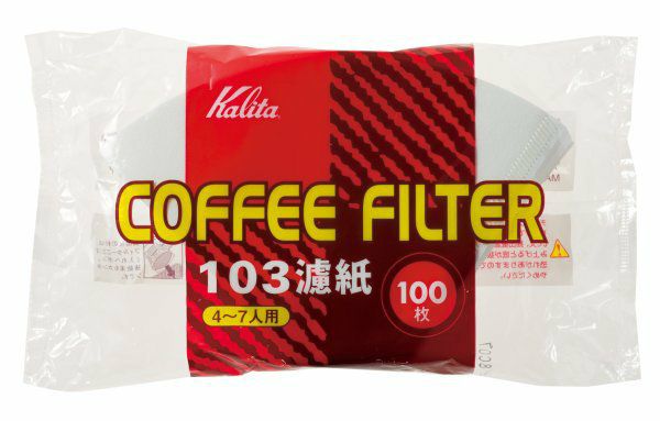 【kalita/カリタ】NK103濾紙100枚入 15081