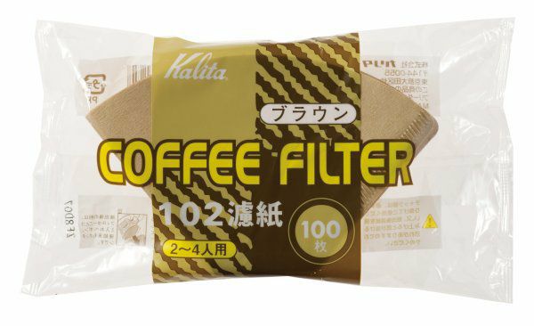 【kalita/カリタ】NK102濾紙ブラウン100枚入 13125