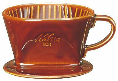 【kalita/カリタ】ドリッパー 101-ロトブラウン 01003