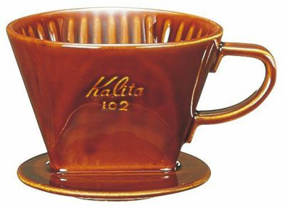 【kalita/カリタ】ドリッパー 102-ロトブラウン 02003