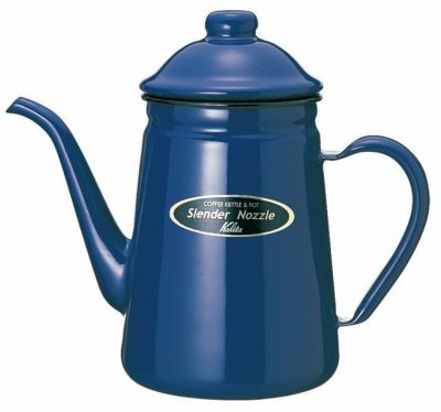 販売終了】【kalita/カリタ】細口ホーローポット1L ブルー 52113