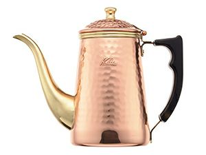 販売終了】【kalita/カリタ】銅ポット0.7L(蝶番付) 52023 | コーヒー用品ならFa Coffee