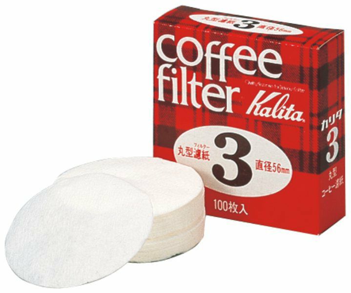 【kalita/カリタ】丸型濾紙#3 21005