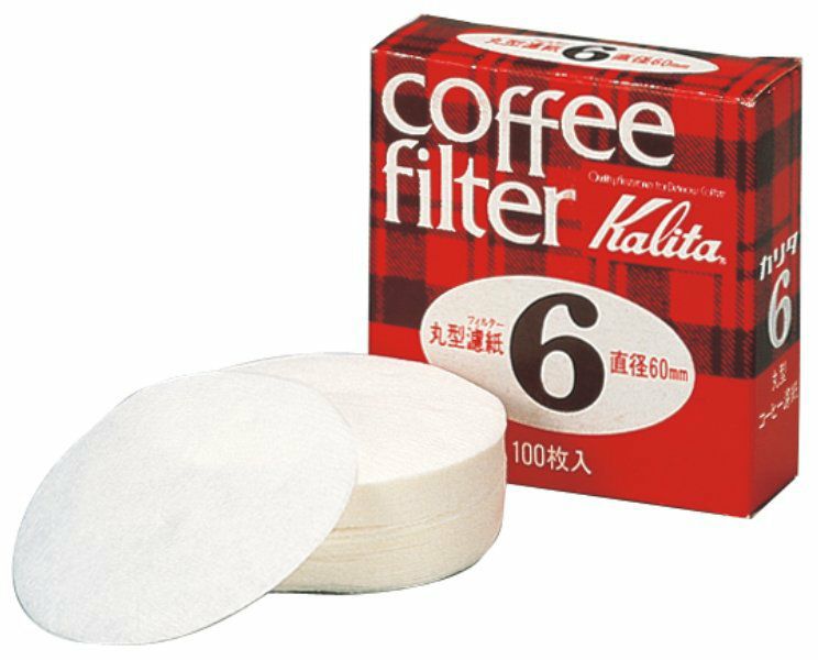 【kalita/カリタ】丸型濾紙#6 21007