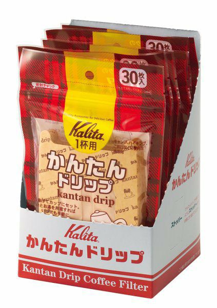 【kalita/カリタ】かんたんドリップ1箱・6袋入 08029